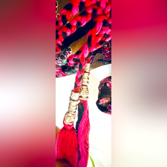 Kaktus Batik Tie Back Long Sleeve slip on Dress - Picture 11 of 14